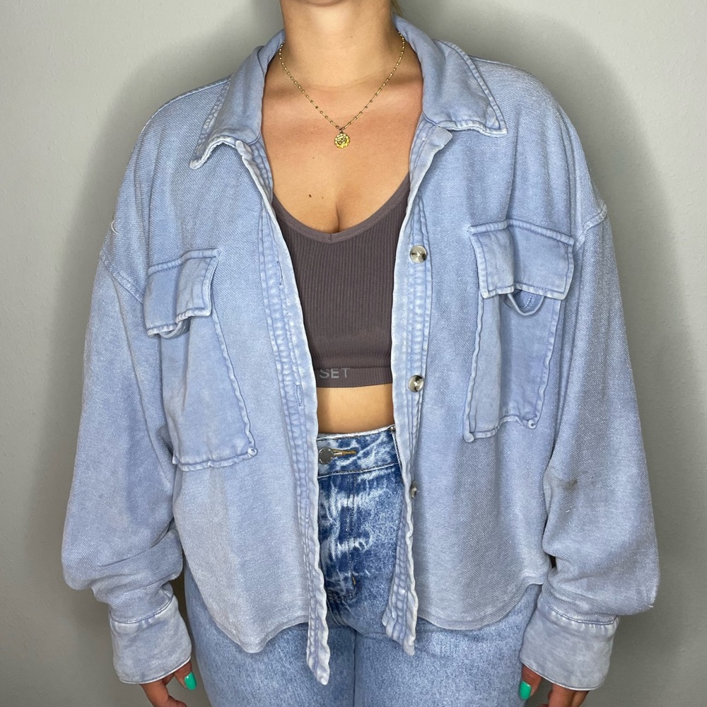 Cotton button up
